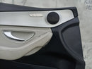 MERCEDES C CLASS W205 2014-2021 PASSENGER SIDE FRONT DOOR CARD BLACK & BEIGE #