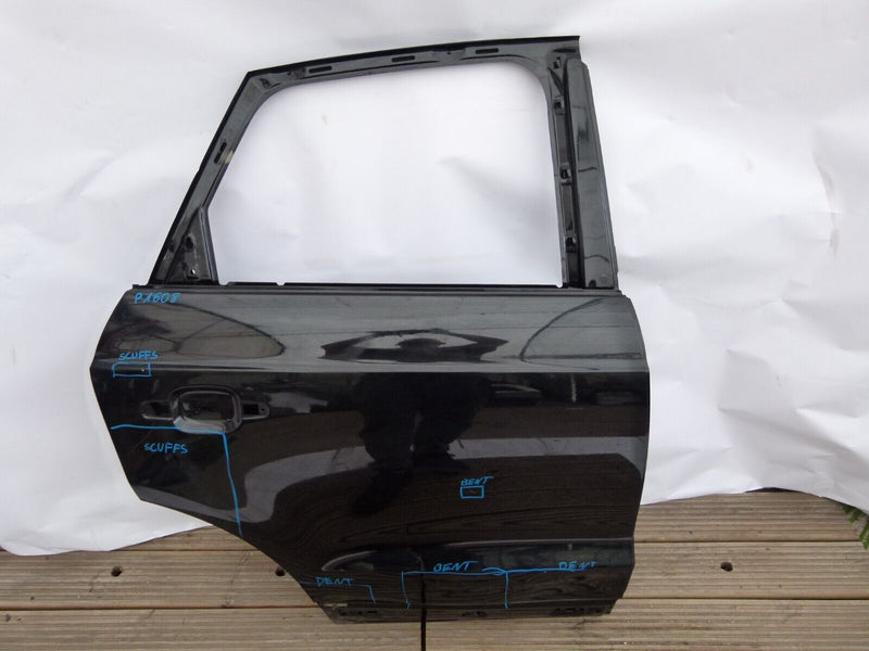 AUDI Q3 8U 2011-2018 REAR DOOR PANEL RIGHT DRIVER SIDE IN BLACK