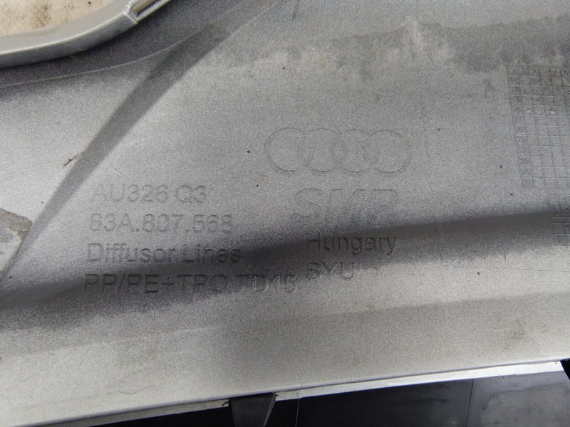 AUDI Q3 S-LINE (83A) 2018-ON REAR BUMPER GENUINE 83A807568