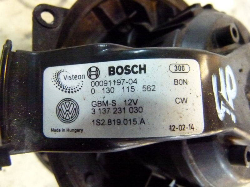 VOLKSWAGEN UP HEATER BLOWER FAN MOTOR GENUINE 1S2819015A