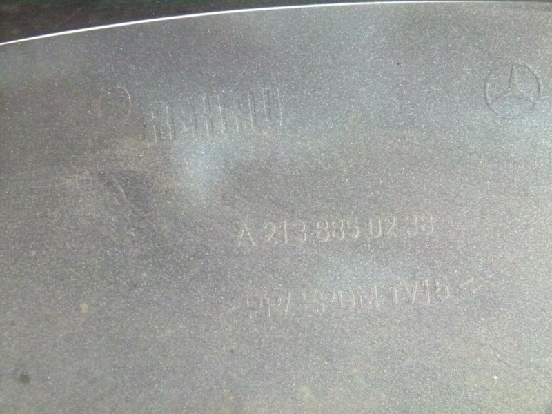 MERCEDES E-CLASS SE 2017-2020 GENUINE SILVER FRONT BUMPER PDC A2138850238