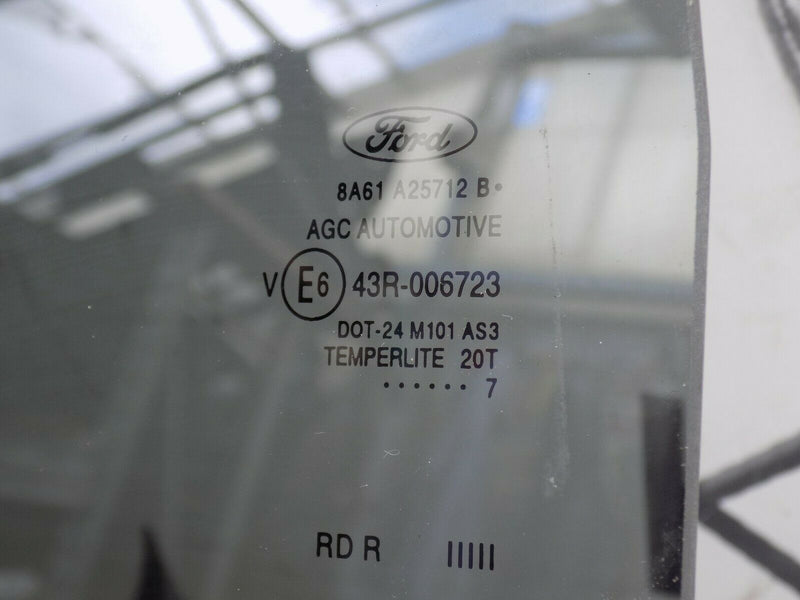 FORD FIESTA MK7 ST DOOR GLASS REAR RH DRIVER TINTED GENUINE 8A61-A25712B