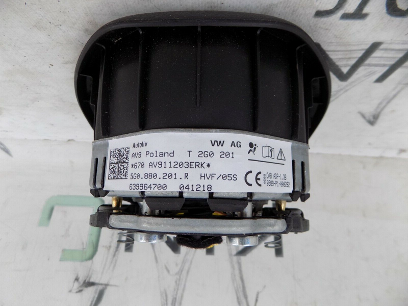 VW GOLF VII MK7 5G *5x WIRES MULTI. AIRBAG STEERING WHEEL DRIVER SIDE 5G0880201R
