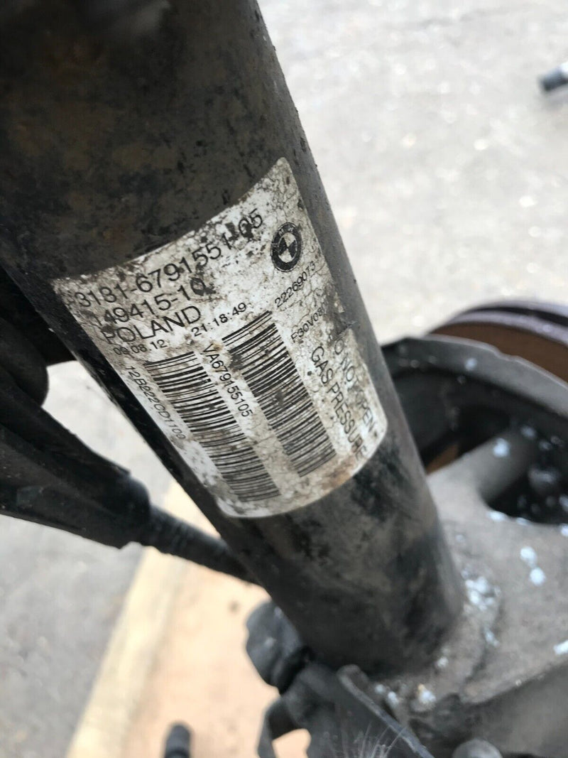 BMW F30 F31 COMPLETE FRONT LEG RIGHT SIDE, HUB WISHBONE, CALIPER, SHOCK ABSORBER