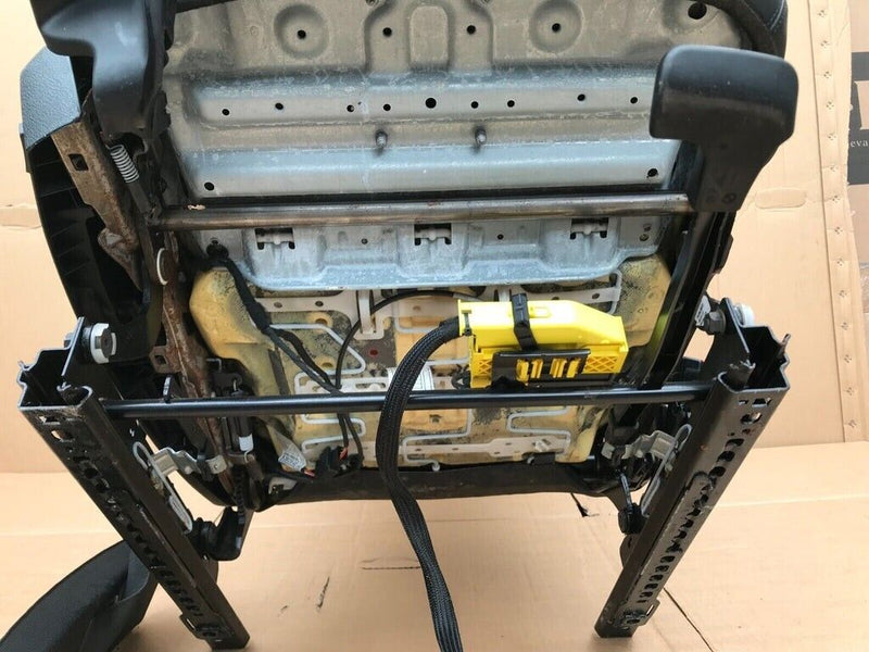 BMW F30 F31 SALOON ESTATE GENUINE FRONT SEAT BLACK LEATHER RIGHT SIDE & SEATBELT