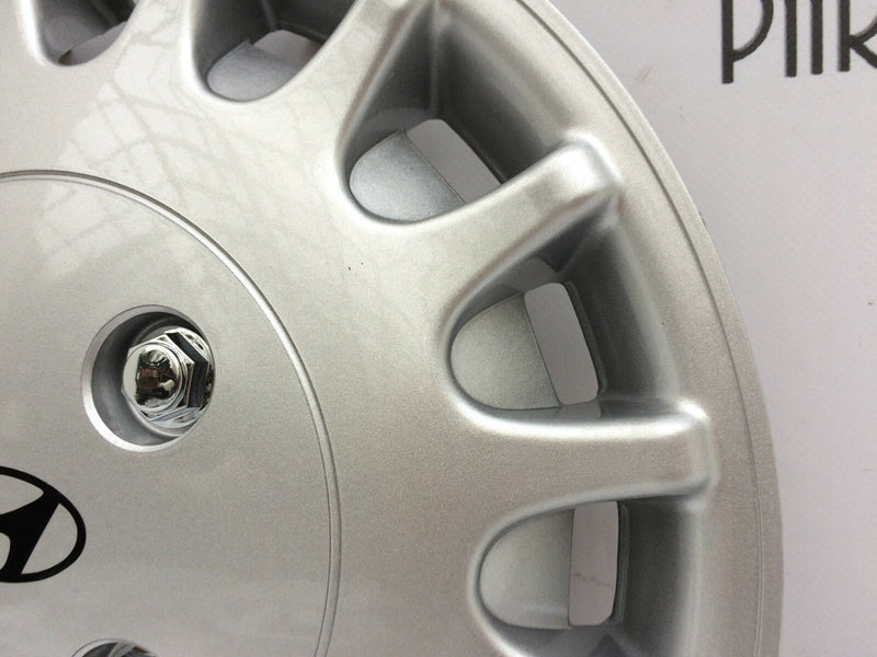 HYUNDAI i10, i20, GETZ, ATOS, ACCENT 13" SILVER WHEEL TRIM CAP COVER CF80-173