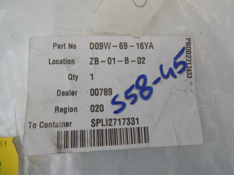 MAZDA 2 DJ 2014-ON OUTSIDE FRONT LEFT TRIM CORNER GARNISH D09W-6916YA /S58-45