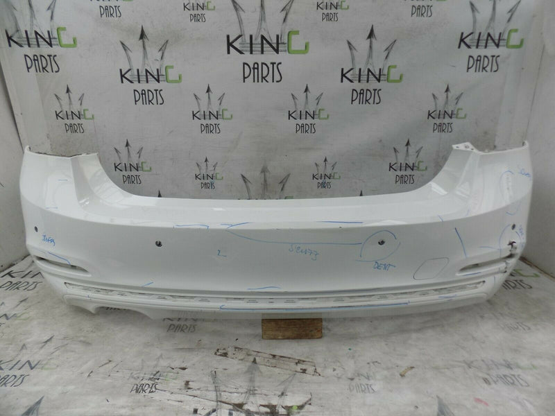 BMW 3 SERIES F30 LCI FACELIFT 2016 2017 WHITE REAR BUMPER GENUINE PDC