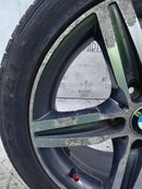 BMW F20 17" ALLOY WHEEL RIM 7.5J ET43 & TYRE 225/45/18 6850151