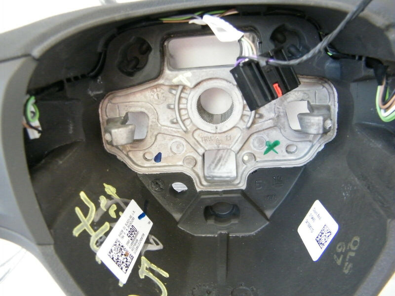 VAUXHALL CORSA E 2014-ON MULTIFUNCTION LEATHER STEERING WHEEL 453798480