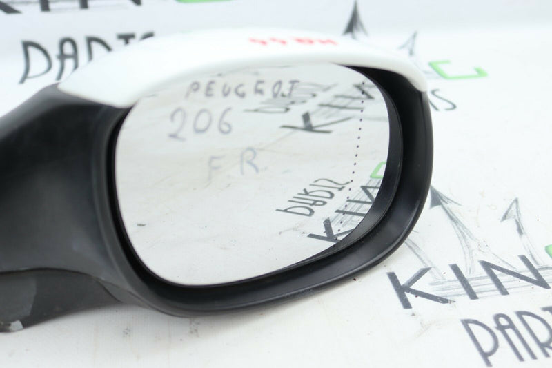 PEUGEOT 206 1998-2006 RIGHT WING ELECTRIC MIRROR WHITE 96480971XT