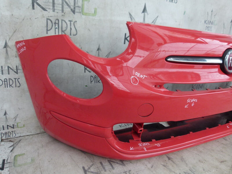FIAT 500 POP FACELIFT 2015-22 GENUINE FRONT BUMPER & BADGE LOGO 735619476