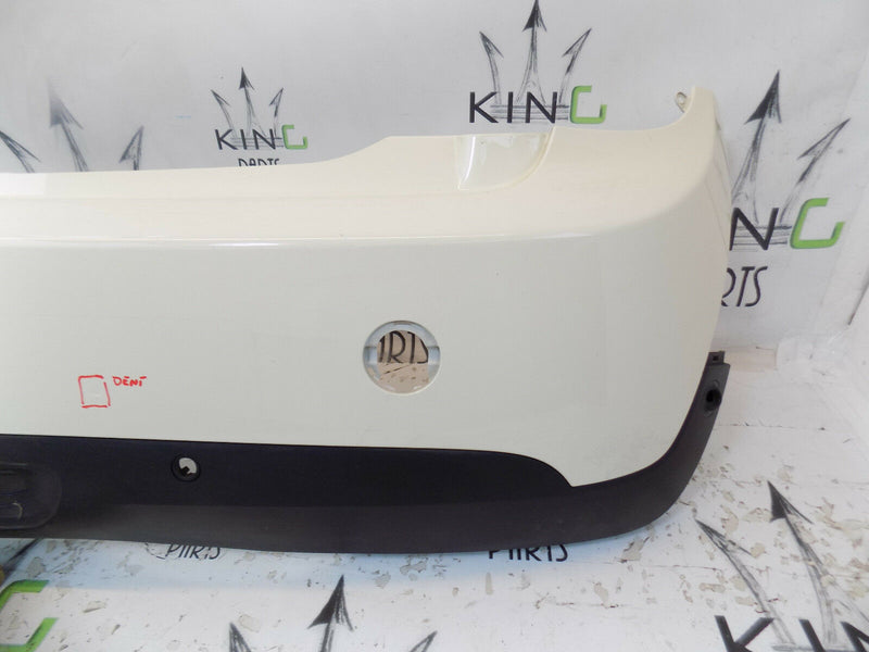 MINI COOPER HATCH F56 2014 2015 2016 WHITE REAR BUMPER GENUINE 114129-10