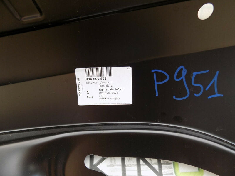 AUDI Q3 F3 2018-UP QUATER PANEL GENUINE  83A 809 838