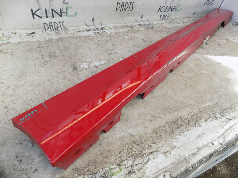 BMW 1 SERIES E81 E82 E88 LCI STRIP SIDE SKIRT RIGHT O/S IN RED 51777183234
