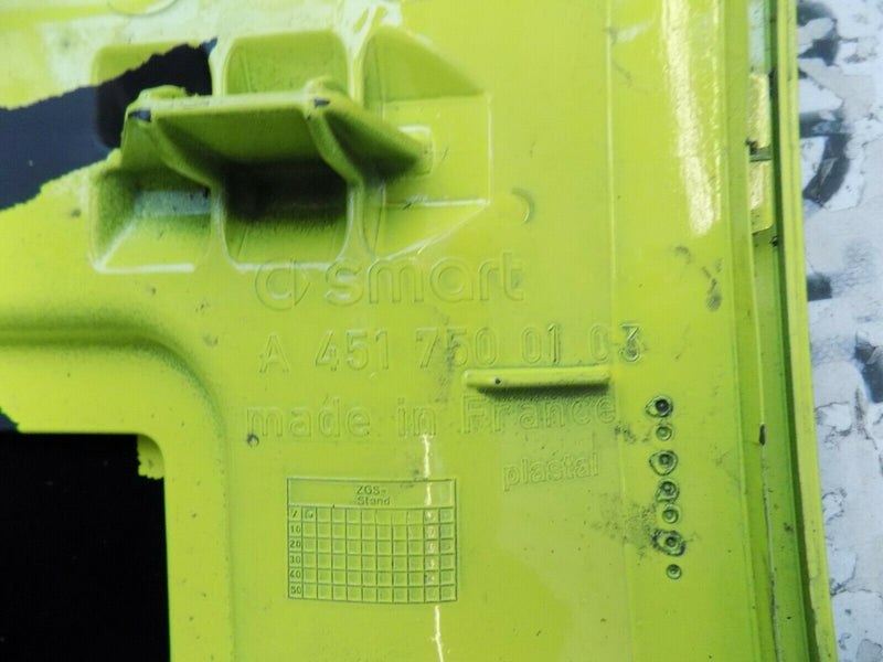 SMART FORTWO 451 2007-2014 FACELIFT BONNET IN YELLOW