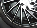 18'' INCH 1AV ALLOY WHEEL 18X 8J ET42 BLACK POLISH + TYRE 245/40 GOODYEAR