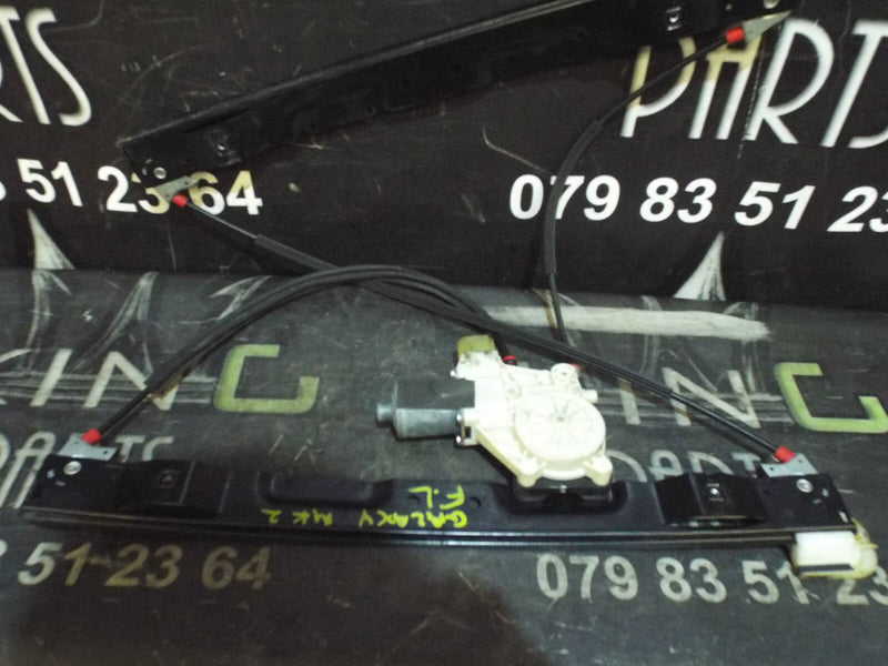 FORD GALAXY 06-14 WA6 FRONT LEFT DOOR WINDOW MECHANISM REGULATOR N/S/F