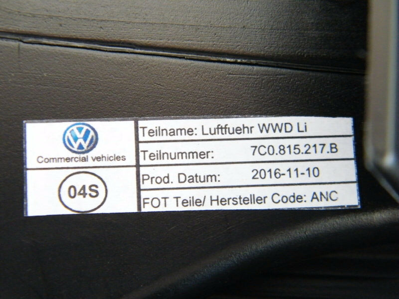 VW VOLKSWAGEN CRAFTER 2016-2017 DASHBOARD GENUINE GREY 7C08152017B