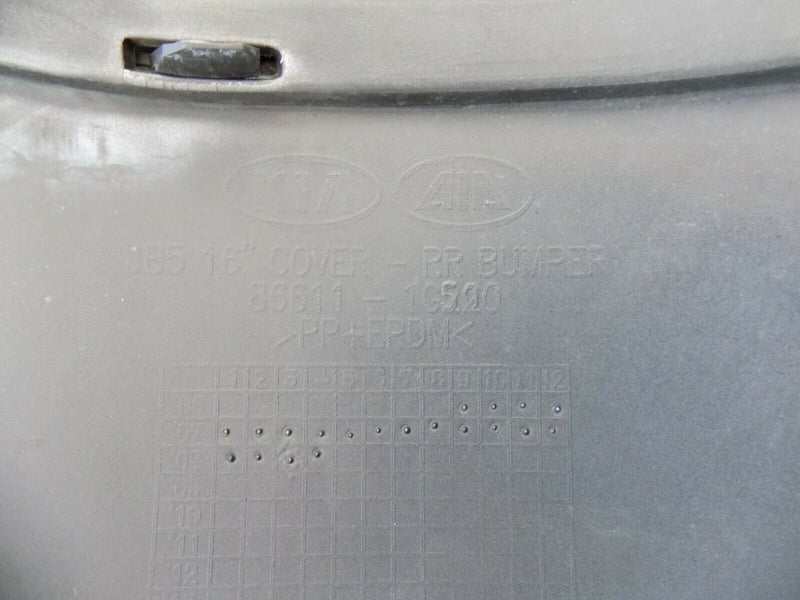 KIA RIO MK2 JB 5DR 2007-2009 BLACK REAR BUMPER GENUINE 86611-1G520