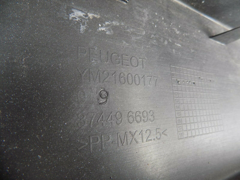 PEUGEOT RCZ BJ. 2010-2012 FRONT BUMPER YM21600177 ORIGINAL PDC HOLES