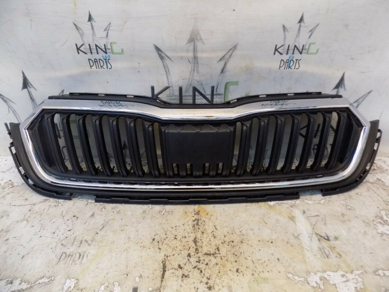 SKODA OCTAVIA 4 MK4 2020-ON FRONT BUMPER GRILL WITH SURROUND TRIM OEM PART
