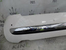 FIAT 500 C391 2007-2013 WHITE REAR BUMPER GENUINE 735425627