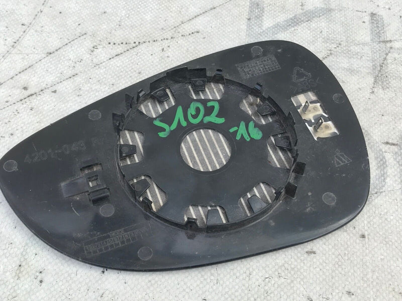 FORD FIESTA MK7 2008-2017 RIGHT WING MIRROR GLASS GENUINE 4201-043