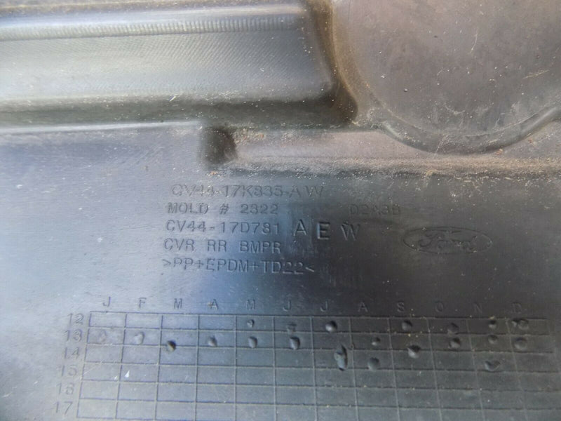 FORD KUGA MK2 2012 - 2015 BLACK REAR BUMPER GENUINE CV44-17K835-AW