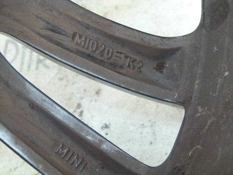 MINI CLUBMAN F54 GENUINE BLACK ALLOY WHEEL RIM 17x7.5J 6856046