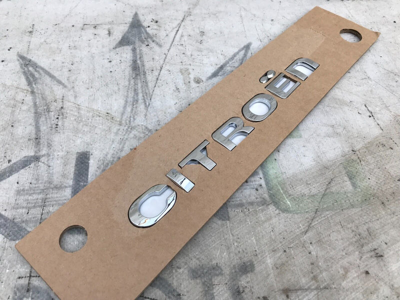 GENUINE CITROEN TAILGATE BOOT LID LETTERING CHROME BADGE EMBLEM C1 C2 C3 DS3 DS4