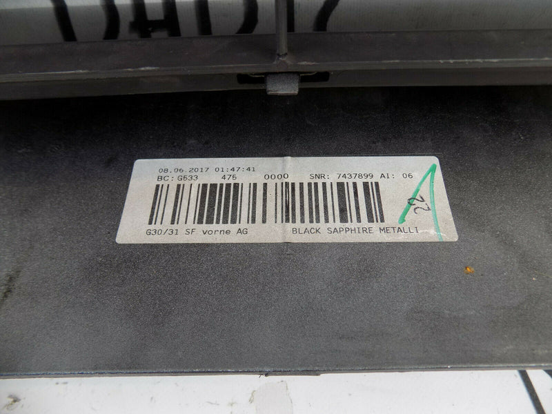 BMW 5 SERIES G30 G31 2017-ON BLACK FRONT BUMPER GENUINE PDC 5111 7385336