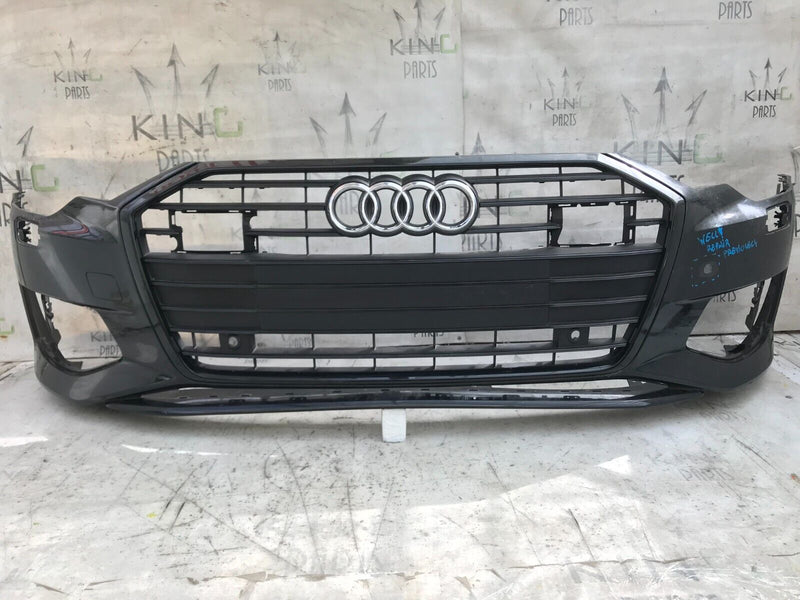 AUDI A6 4K0 C8 2019-ON BLACK FRONT BUMPER GENUINE 4K0807437 A
