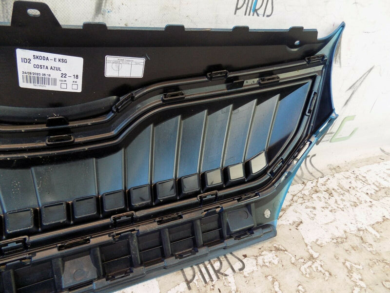 SKODA CITIGO E iV ELECTRIC 2019-UP FRONT BUMPER GRILL GENUINE 1ST853653E BLUE