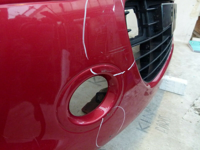 NISSAN MICRA K13 FACELIFT 2013-2015 RED FRONT BUMPER GENUINE 62022-1HA0H
