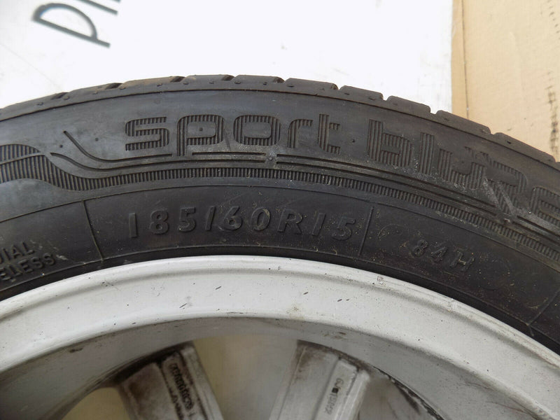2011- 2014 VOLKSWAGEN VW POLO 15 " ALLOY WHEEL+TYRE 6R0601025L 185/60R15