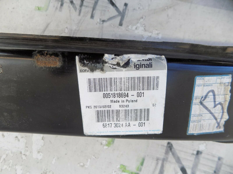 FIAT 500 2008-2015 REAR BUMPER CRASH BAR REINFORCEMENT CARRIER 51818694