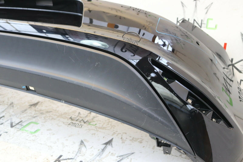 VW GOLF VII MK7 2013-2016 BLACK REAR BUMPER GENUINE PDC HOLES 5G6807421