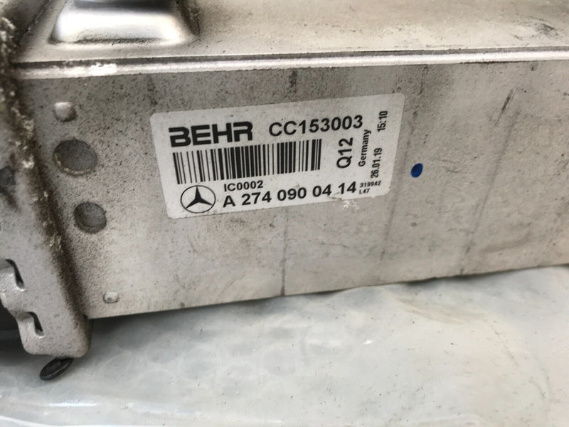 MERCEDES GLC X253 250 2.0 PETROL GENUINE INTERCOOLER TURBO COOLER A2740900414