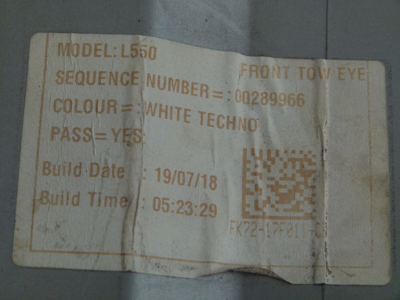 LAND ROVER DISCOVERY SPORT L550 FRONT BUMPER LOWER SPOILER TRIM FK7217F011