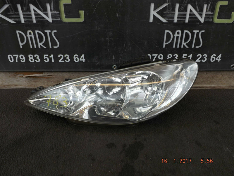 Peugeot 206 2003-2009 Headlamp Headlight Left Passenger Side N/S (783)