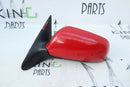 SKODA OCTAVIA 2001-2008 LEFT PASSENGER WING ELECTRIC MIRROR IN RED