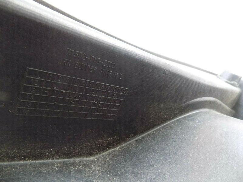 HONDA CRV CR-V MK4 2012-2016 END CAP REAR BUMPER CORNER RIGHT 71502T1GZZ00