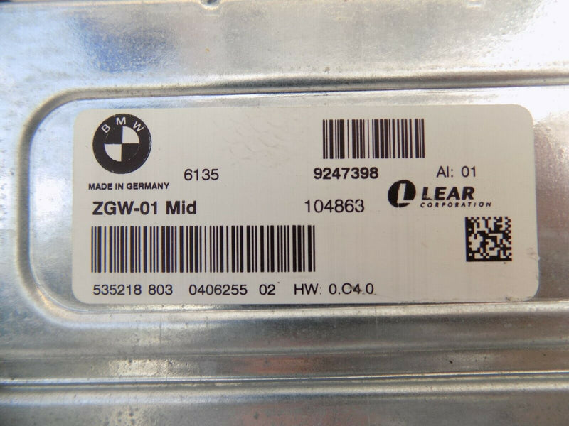 BMW 5 SERIES F10 F11 TOURING  CENTRAL GATEWAY MODULE GENUINE 9247398