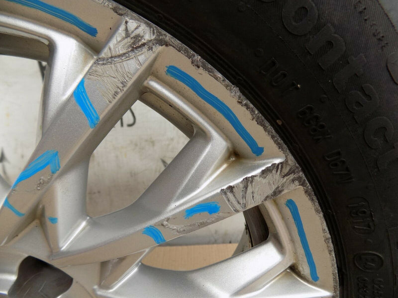 FIAT 500 15" INCH RIM ALLOY WHEEL WITH TYRE 6JX15 ET35 SILVER 52009577