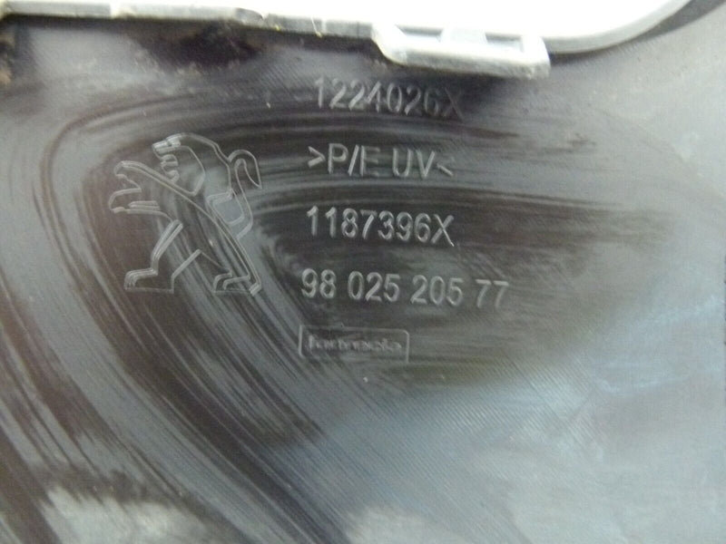 PEUGEOT 2008 2013-2016 FRONT BUMPER LOWER SECTION GENUINE 9802520577