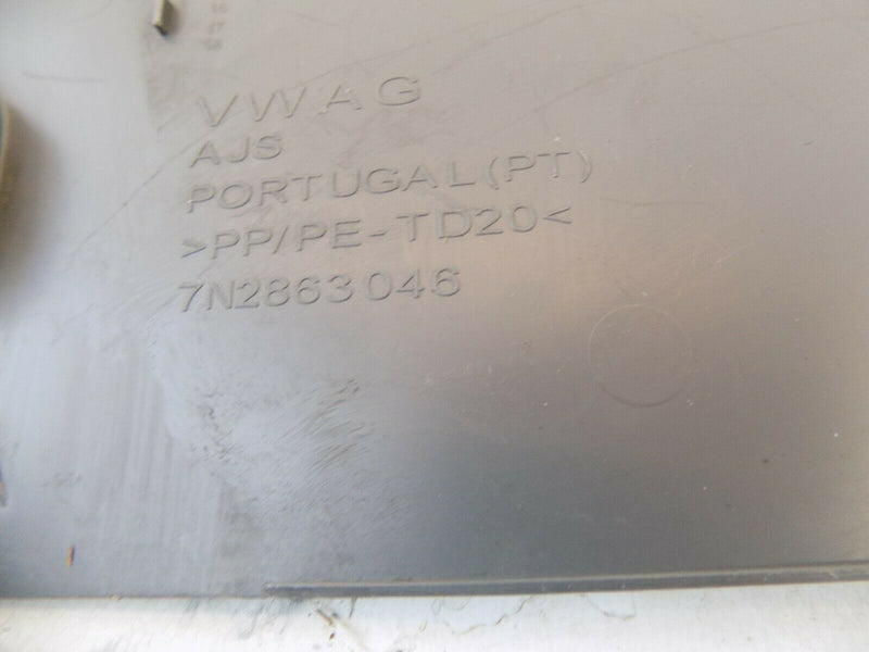 VW SHARAN SEAT ALHAMBRA 2010-ON CENTRE CONSOLE RIGHT SIDE FRONT PANEL 7N2863046