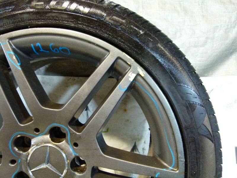 MERCEDES W204 GENUINE ALLOY WHEEL 17" 7.5Jx17H2 ET47 TYRE 225/45 R17