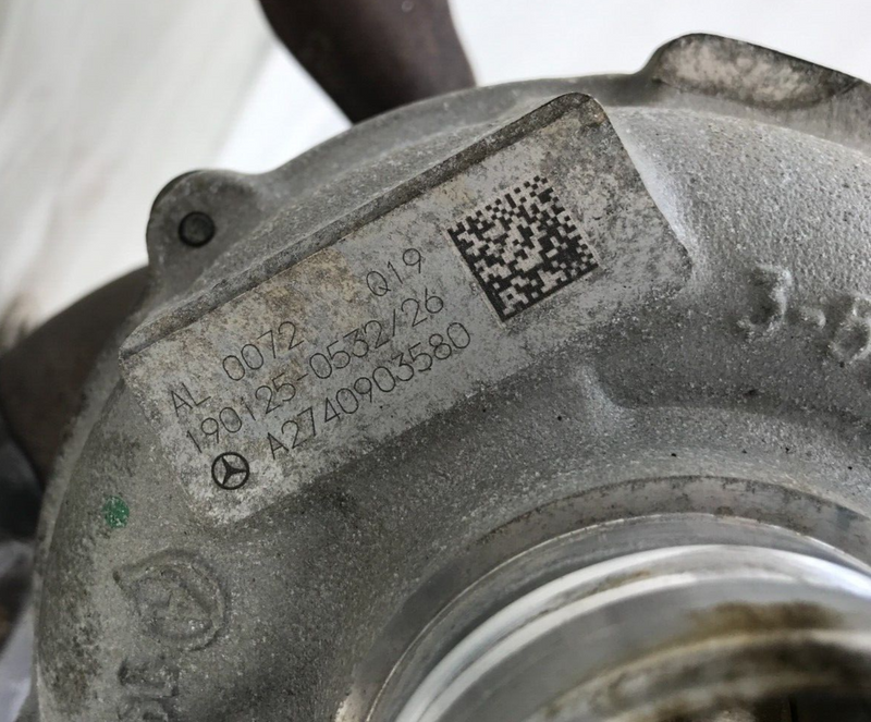 MERCEDES GLC X253 W205 250 2.0 PETROL TURBO TURBOCHARGER & ACTUATOR A2740903580