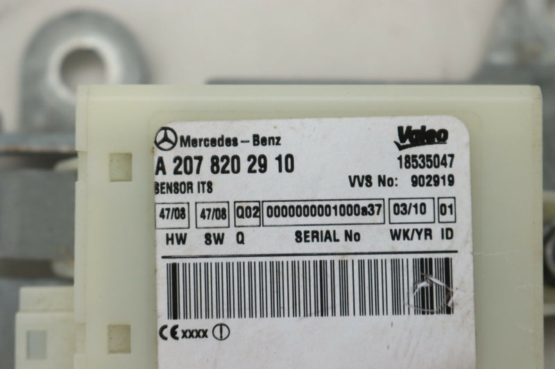MERCEDES E CLASS W207 2009-2017 COUPE SENSOR CONTROL MODULE ECU A2078202910